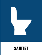 Återvinningsskyltar - Källsorteringsskyltar - Returskyltar - Byggavfall - Sanitetskeramik
