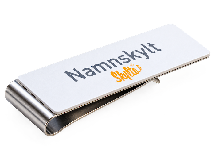 Namnskyltar och namnbrickor